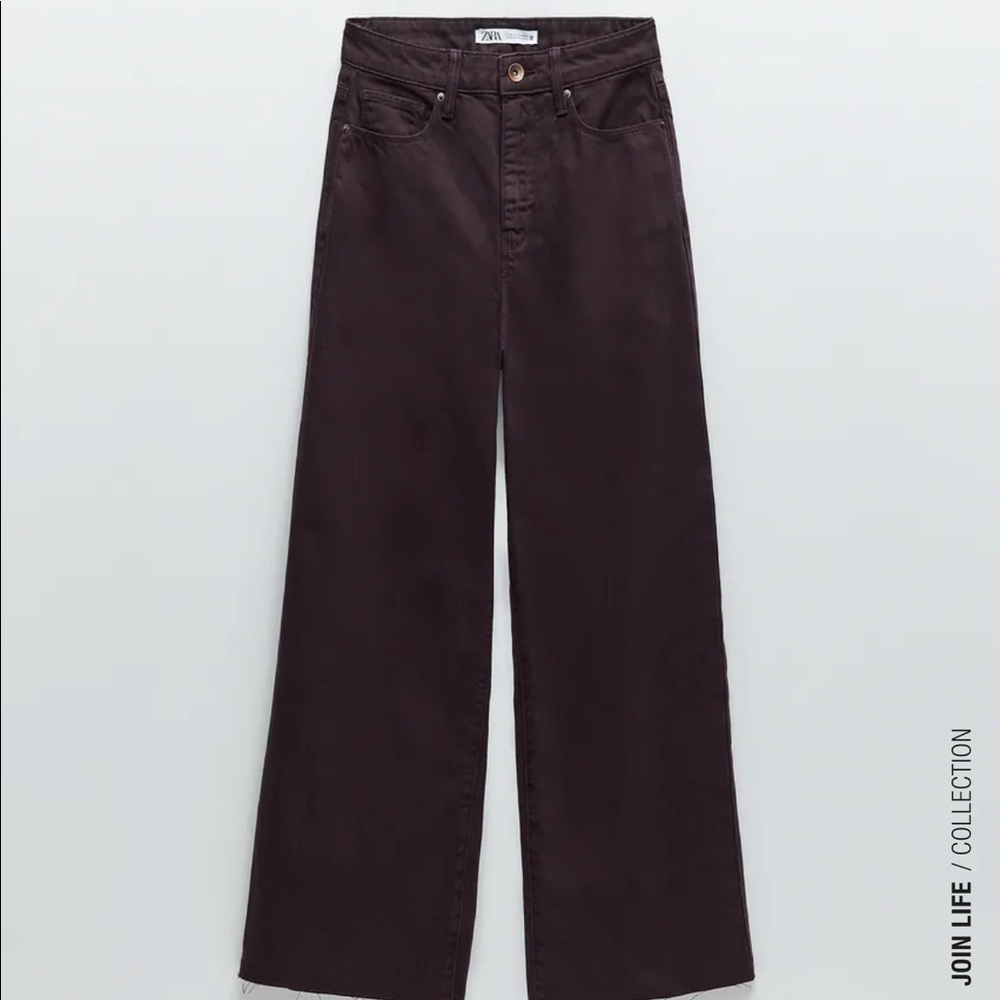 wide leg high waisted jeans